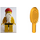 LEGO City Advent Calendar Set 2824-1 Subset Day 18 - Santa - almost naked - with Brush