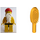 LEGO City Advent Calendar 2824-1 Teilmenge Day 18 - Santa - almost naked - with Brush