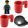 LEGO City Advent Calendar Set 60024-1 Subset Day 1 - Police Officer with Mug