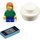 LEGO City Calendrier de l&#039;Avent 60099-1 Subset Day 7 - Boy with Snowball and Smartphone