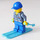 LEGO City Calendrier de l&#039;Avent 60155-1 Subset Day 13 - Coast Guard Worker with Skis and Ski Poles
