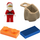 LEGO City Advent Calendar Set 60235-1 Subset Day 24 - Santa with Gift Bag