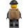 LEGO City Bandit, Masker, Zwart knit Hoed, Rugzak Minifiguur