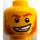 LEGO City Criminal Head (Recessed Solid Stud) (13623 / 99805)