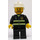 LEGO City Firefighter with White Helmet and Beard Minifigure