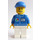 LEGO City Minifigurine avec Bleu Casquette, &quot;OIL&quot; et Octan logo Minifigurine