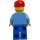 LEGO City Minifiguur met pet met lange klep