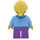 LEGO City People Pack Girl met Bright Light Haar minifiguur