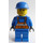 LEGO City worker with Blue Cap Minifigure