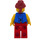 LEGO Classic Pirate Set Pirate mit Dick Schwarz Bushy Eyebrows Minifigur