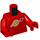 LEGO Classic Spaceman Red (New Moulds) Minifig Torso (973 / 76382)