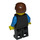 LEGO Classic Town Mann med Blå Pockets og 3 Knapper Skjorte Minifigur