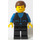 LEGO Classic Town Mann med Blå Pockets og 3 Knapper Skjorte Minifigur