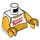 LEGO Clemmons - Chicken Suit Minifig Torso (973 / 76382)