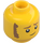 LEGO Clemmons - Gallina Abito Minifigure Testa (Perno solido incassato) (3626 / 79216)