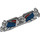 LEGO Clipped Wings with Bar Handles with Dark Blue