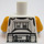 LEGO Clone Trooper Commander met Bright Licht Oranje Armen Minifiguur Torso (973 / 76382)