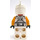 LEGO Clone Trooper Commander med Bright Lys orange Arme Minifigur