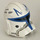 LEGO Clone Trooper Helmet (Phase 2) with Blue and Tan Markings (11217 / 13651)