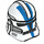 LEGO Clone Trooper Helm (Phase 2) mit Blau Streifen (11217 / 68713)