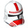 LEGO Clone Trooper Helm (Phase 2) mit Shock Trooper Rot Muster (11217 / 17140)