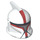 LEGO Clone Trooper Helm met Gaten met Donkerrood Markeringen (14330 / 61189)