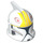 LEGO Clone Trooper Helmet with Holes with Yellow Marking (14344 / 61189)