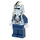 LEGO Clone V-wing Pilot with Sand Blue Arms and Legs with Black Head Minifigure