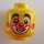 LEGO Clown Huvud (Infälld solid knopp) (3626)