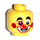 LEGO Clown Head (Recessed Solid Stud) (3626)