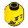 LEGO Clumsy Guy Minifigure Head (Recessed Solid Stud) (3626 / 24682)