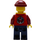 LEGO Coast Bewachen Lifeboat Passenger Minifigur