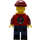 LEGO Kystvagten Redningsbåd Passager Minifigur