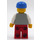 LEGO Coast Guard Man with Grin, Sunglasses and with Blue Cap Minifigure