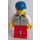 LEGO Küstenwache Mann mit Grinsen, Sonnenbrille und mit Blau Kappe Minifigur