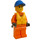 LEGO Coast Guard Man with Life Jacket and Blue Cap Minifigure