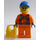 LEGO Coast Guard Man with Life Jacket and Blue Cap Minifigure