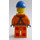 LEGO Coast Guard Man with Life Jacket and Blue Cap Minifigure