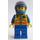 LEGO Guardia costera Quad Conductor Minifigura