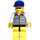 LEGO Coast Guard with Light Gray Vest with white Arms and ID-Card Minifigure