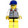 LEGO Coast Bewaker met Light Grijs Vest met Wit Armen en ID-Card minifiguur