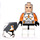 LEGO Commander Cody met Grijs Vizier Minifiguur