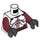LEGO Commander Fox Torse sans cercle de poitrine gris (973 / 76382)