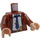 LEGO Commissioner Gordon con Marrone Coat Minifigure Busto (973 / 76382)