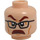 LEGO Commissioner Gordon med Brun Coat Minifigur Huvud (Infälld solid knopp) (3626 / 55147)