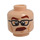 LEGO Commissioner Gordon with Brown Coat Minifigure Head (Recessed Solid Stud) (3626 / 55147)