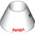 LEGO Cone 4 x 4 x 2 Hollow with NASA Logo (4742)