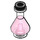 LEGO Conical Flask with Transparent Dark Pink Fluid (2608 / 38029)