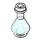 LEGO Conical Flask with Transparent Light Blue Fluid (2608 / 93549)