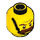 LEGO Constable Head (Recessed Solid Stud) (3626 / 14610)